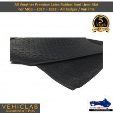 Fits MG 3 - 2017 - 2023 - Trunk/Boot All Weather 12mm Heavy Duty Rubber