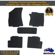 Fits MG ZS ZST - 2019 - 2023 - All Weather 12mm Heavy Duty Rubber floor mats